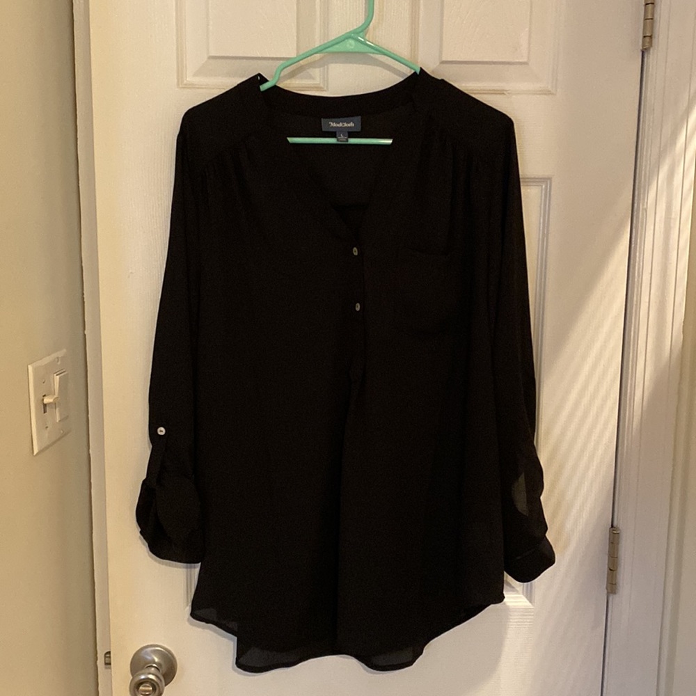 ModCloth Pam Breeze-Ly long sleeve tunic